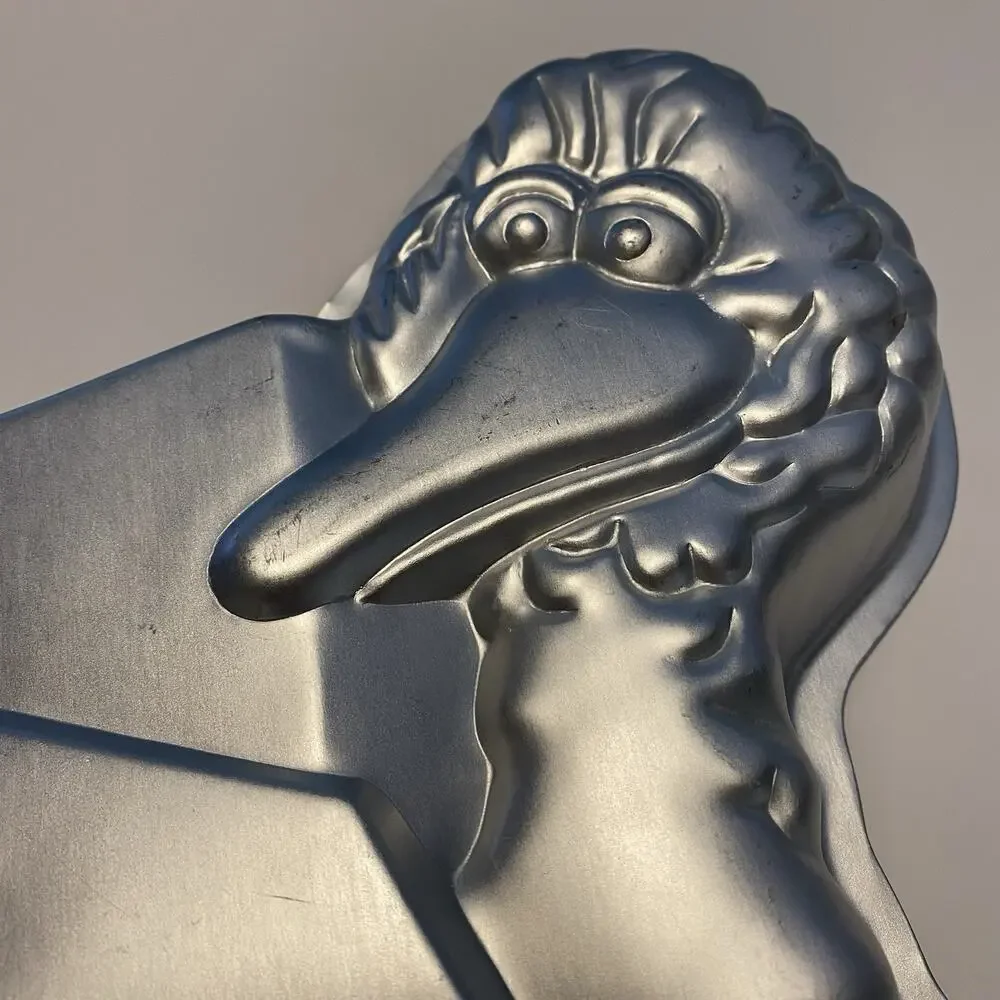 Vintage 1978 Wilton Big Bird Cake Pan #502-2065 Muppets Sesame Street Aluminum